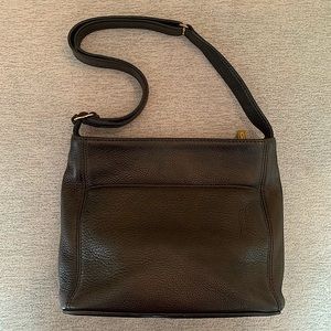 Vintage Coach pebbled leather shoulder bag